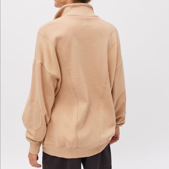 BDG Porter Zip Up Sweatshirt Tan Size Medium NWT - Picture 13 of 13